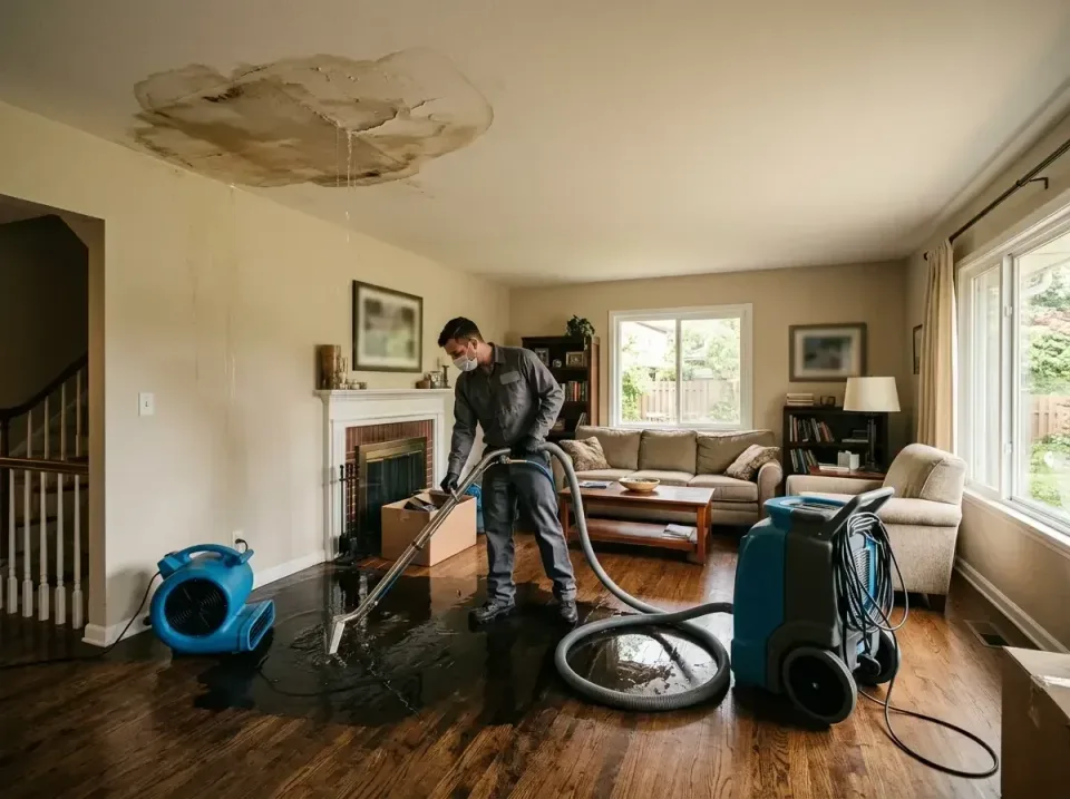 attic-pipe-burst-ceiling-drip-008 — frequently asked questions, Water Damage Restoration & Carpet Care in Bourbonnais, IL